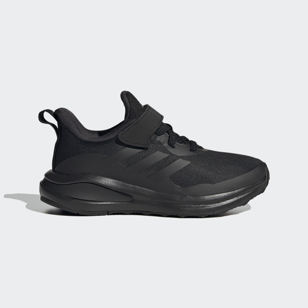 Adidas FortaRun Elastic Lace Top Strap Running Shoes Core Black / Core Black / Core Black (GY7601)