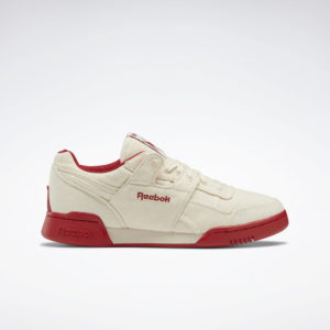 Reebok Workout Plus Shoes Chalk / Chalk / Flash Red (GZ3654)