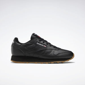 Reebok Classic Leather Shoes Core Black / Core Black / Reebok Rubber Gum-02 (GZ6093)