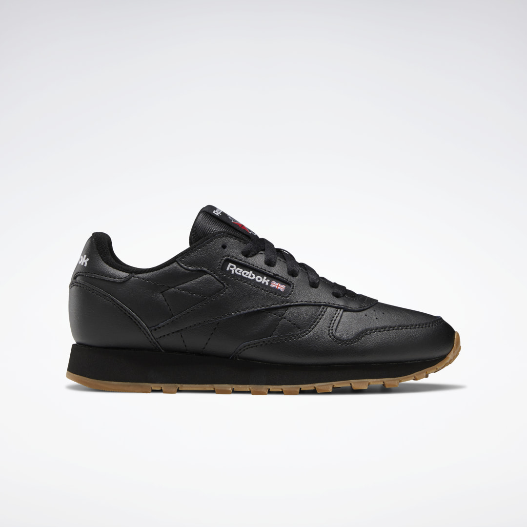 Reebok Classic Leather Shoes Core Black / Core Black / Reebok Rubber Gum-02 (GZ6093)