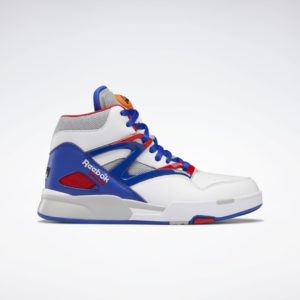 Reebok Pump Omni Zone II Shoes Cloud White / Bright Cobalt / Vector Red (H01315)