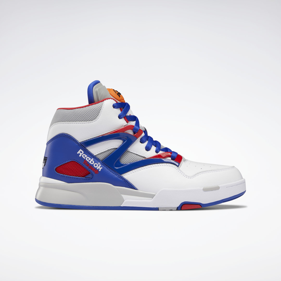 Reebok Pump Omni Zone II Shoes Cloud White / Bright Cobalt / Vector Red (H01315)