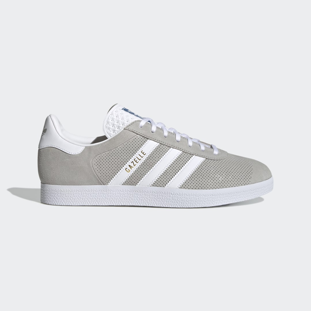 Adidas Gazelle Clear Grey / Cloud White / Gold Metallic (H02224)
