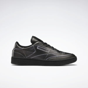 Reebok Maison Margiela Club C Shoes True Grey 8 / White / Black (H02361)