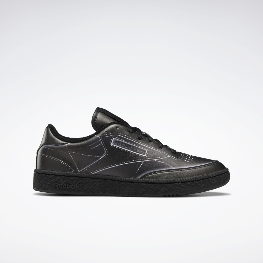 Reebok Maison Margiela Club C Shoes True Grey 8 / White / Black (H02361)