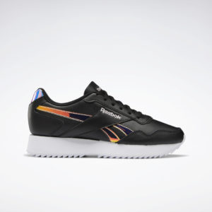 Reebok Royal Glide Ripple Double Shoes Black / Cloud White / Frost Berry (H03330)