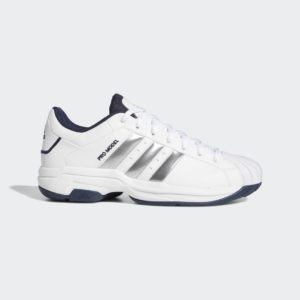 Adidas Pro Model 2G Low Cloud White / Silver Metallic / Team Navy (H68051)