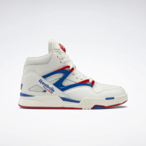 Reebok Pump Omni Zone II Shoes Chalk / Vector Blue / Vector Red (HR0035)