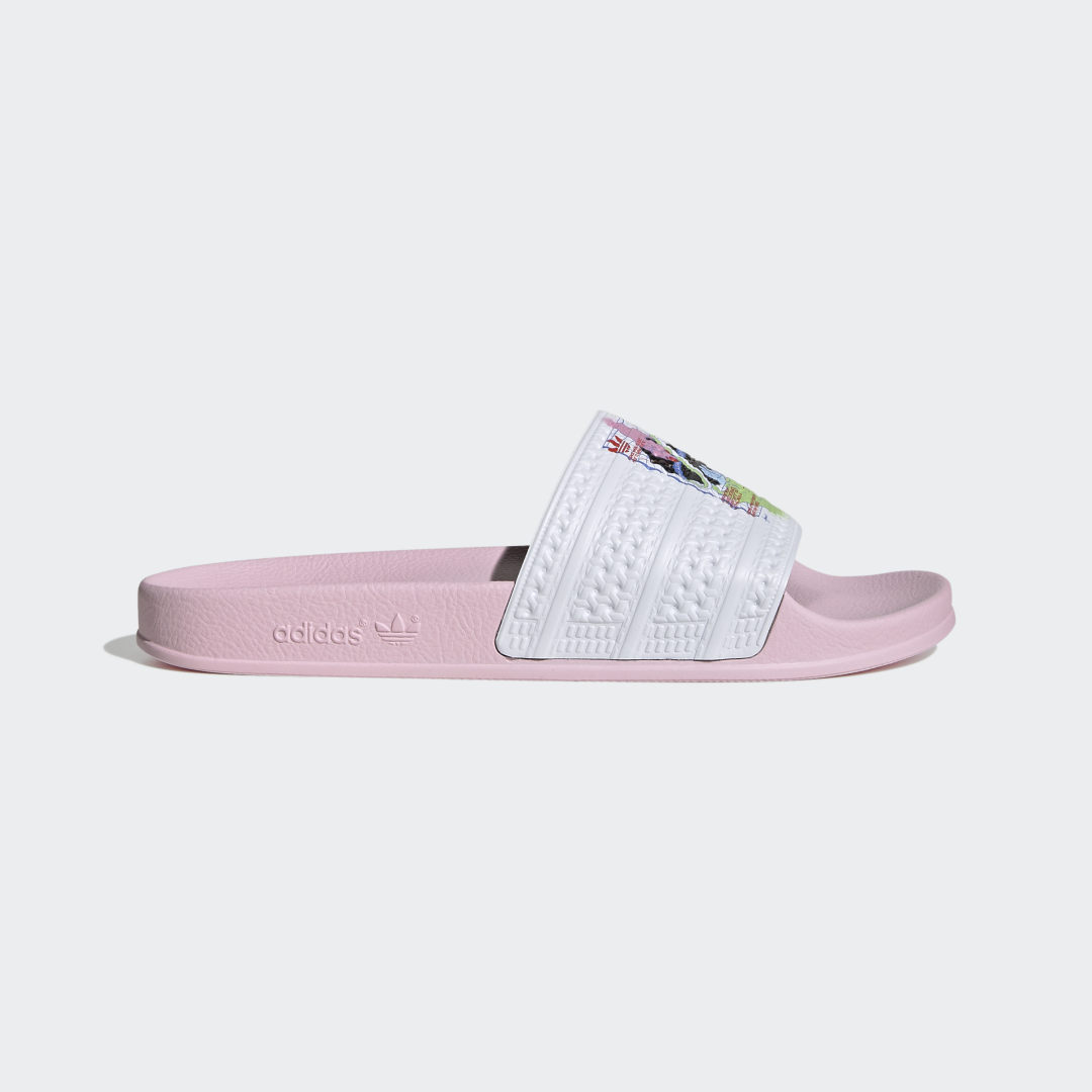 Adidas Adilette Slides Clear Pink / Cloud White / Cloud White (HR0092)