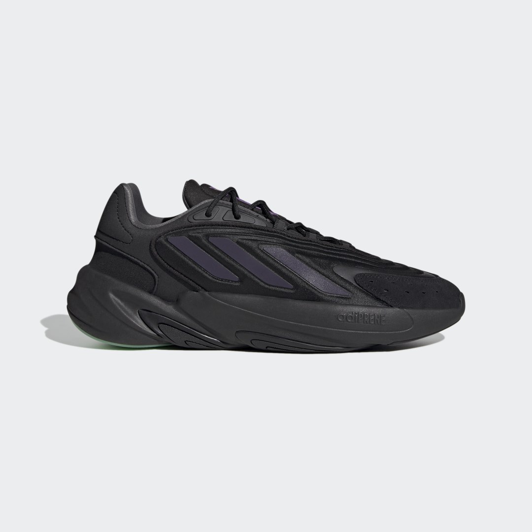 Adidas Ozelia Core Black / Collegiate Purple / Screaming Green (HR1171)
