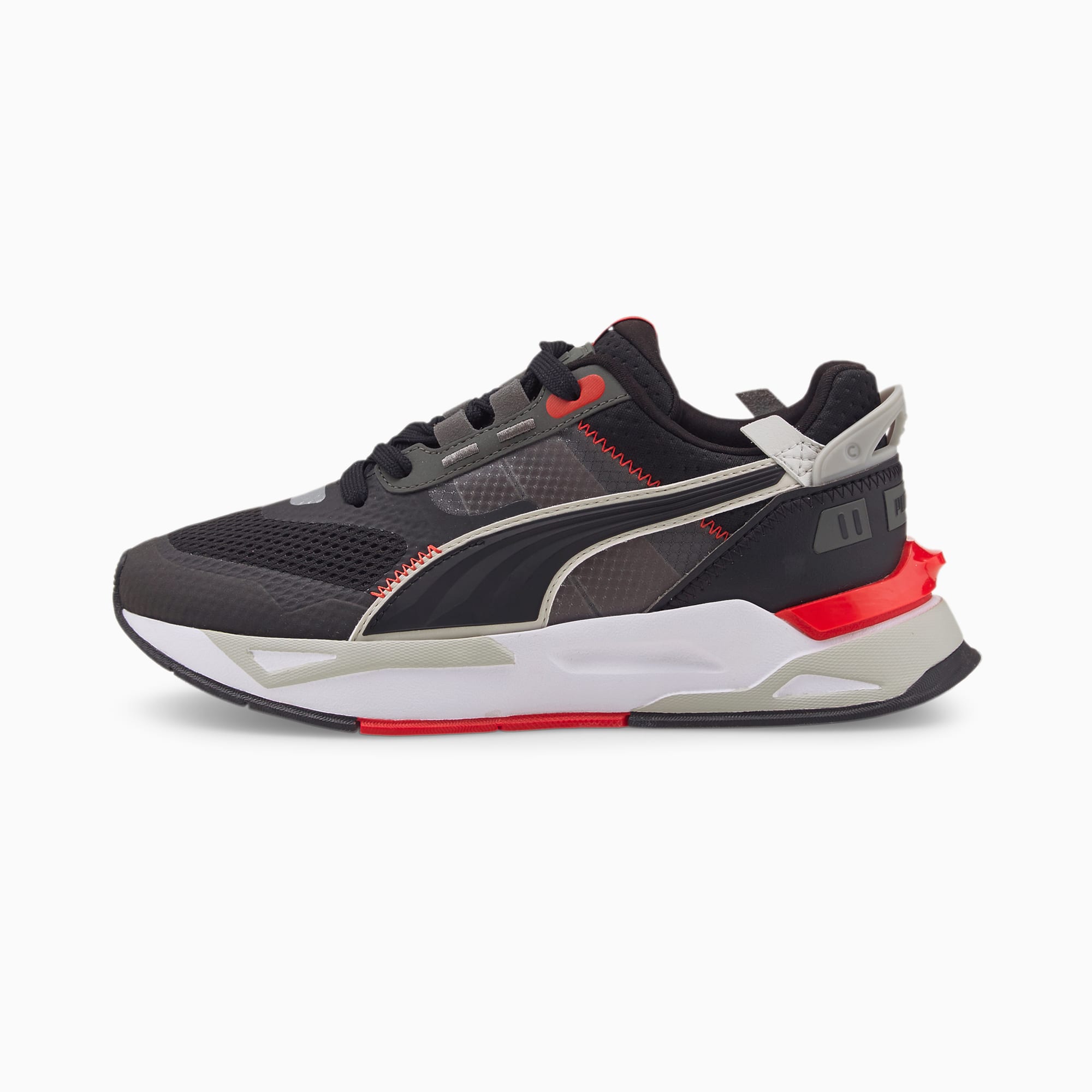 PUMA Mirage Sport Tech Youth Black/Dark Shadow/High Risk Red (384510-03)