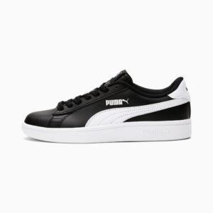 PUMA Smash V2 Youth Black/White (365170-03)