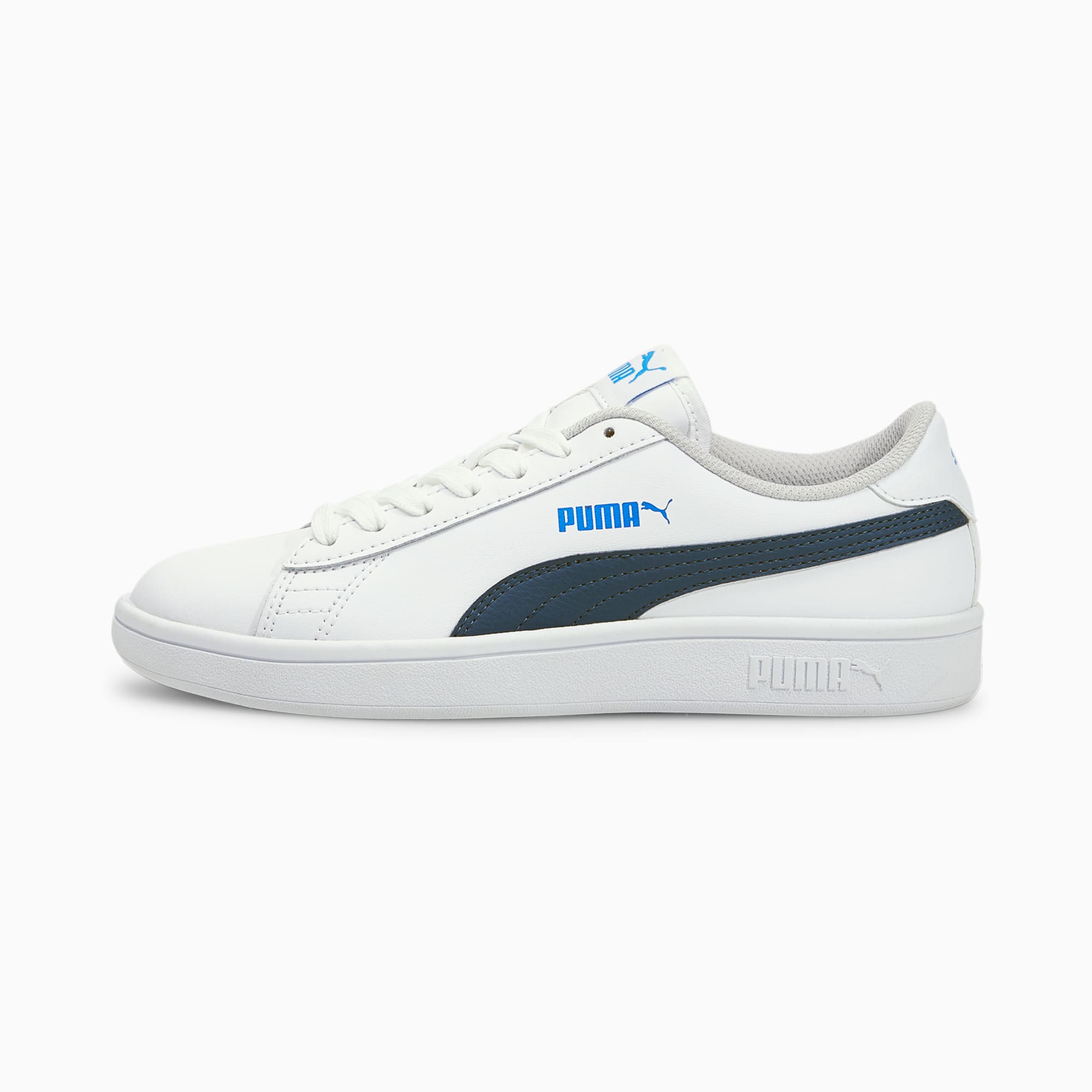 PUMA Smash V2 Youth White/Intense Blue (365170-30)