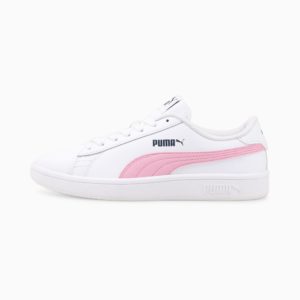 PUMA Smash V2 Youth White/Prism Pink (365170-35)