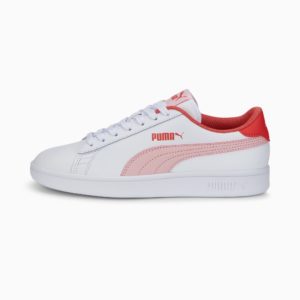 PUMA Smash V2 Youth White/Almond Blossom/Salmon (365170-38)
