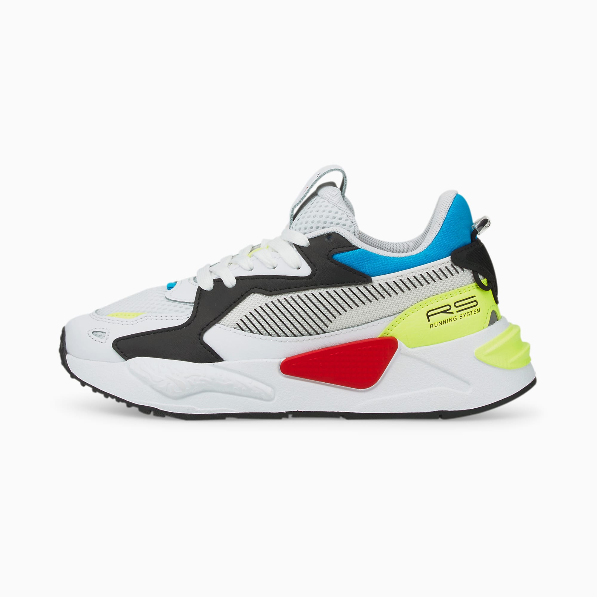 PUMA Rs-Z Core Youth White/Black/Yellow Alert (384726-01)