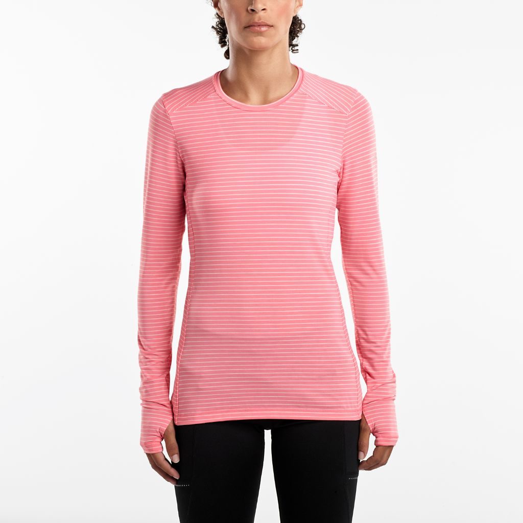Saucony Freedom Long Sleeve Crew Pink (SAW800017-SAER)