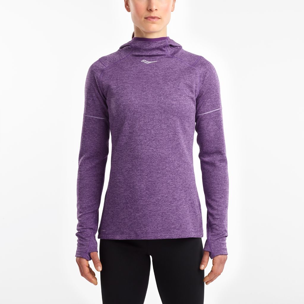 Saucony Runstrong Thermal Hoodie Purple (SAW800256-VI)