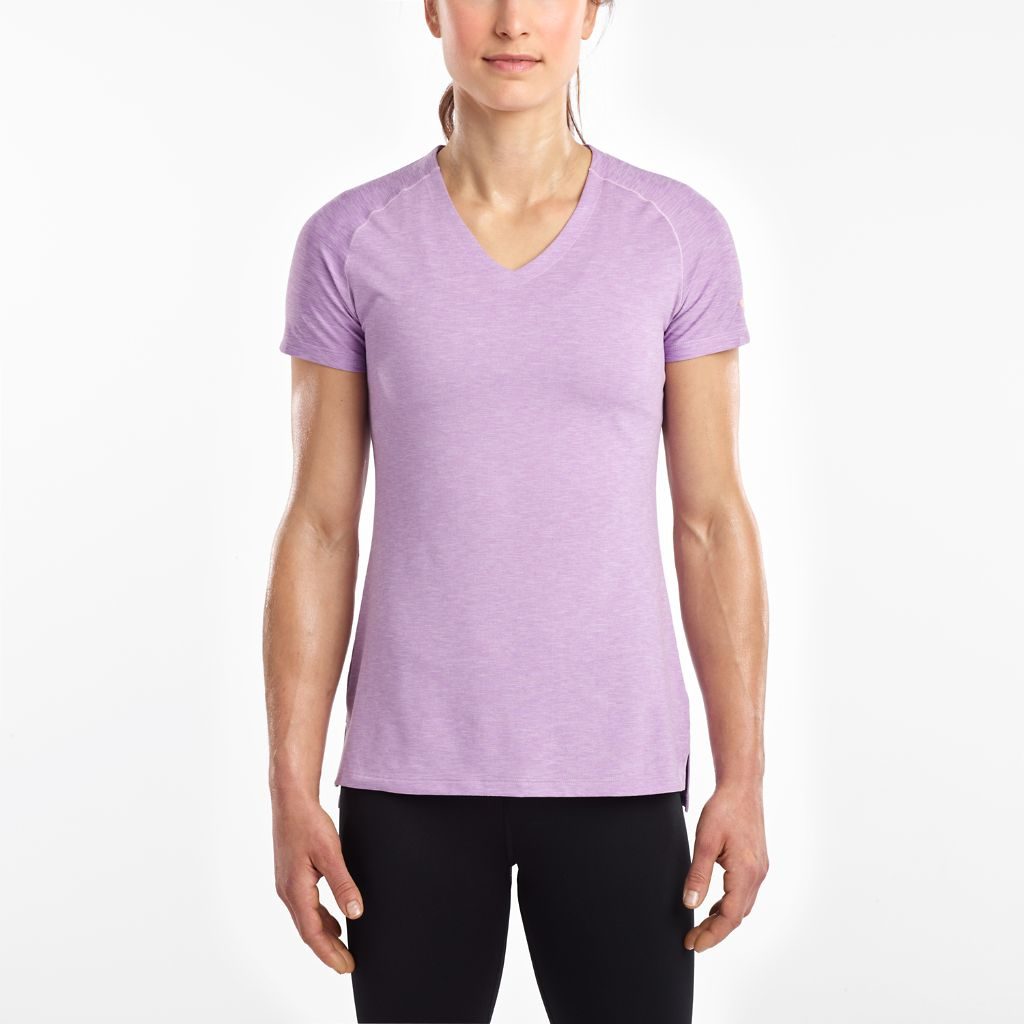 Saucony Breakthru Short Sleeve Purple (SAW800262-SLA)