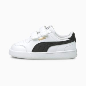 PUMA Shuffle V Babies’ White/Black/Gold (375690-02)