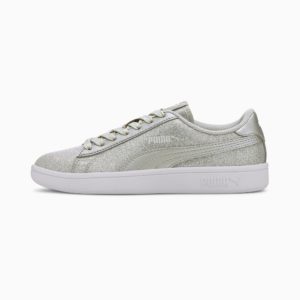 PUMA Smash V2 Glitz Glam Youth Silver/Silver (367377-20)