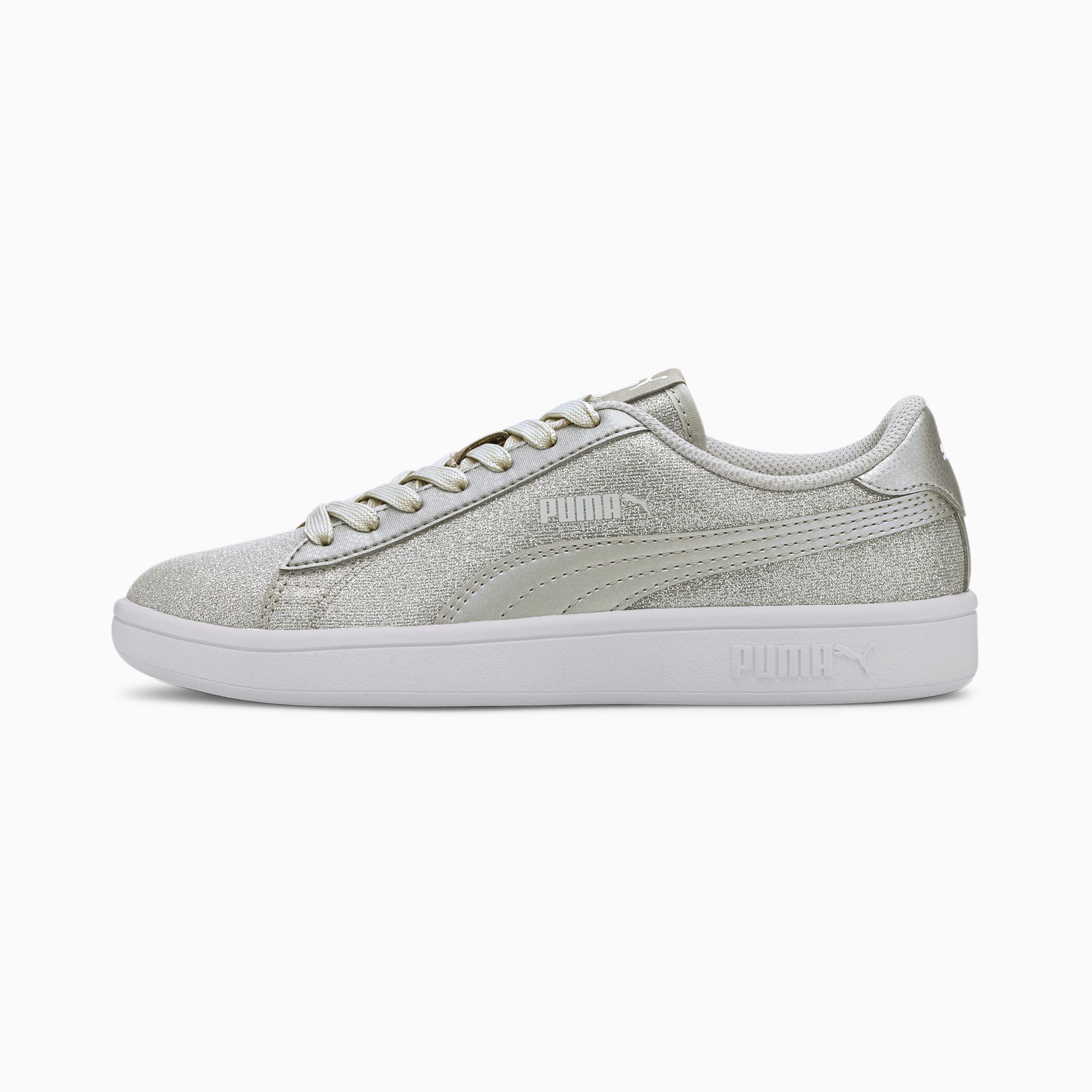 PUMA Smash V2 Glitz Glam Youth Silver/Silver (367377-20)