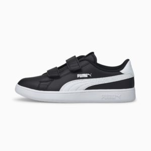 PUMA Smash V2 Kids’ Black/White (365173-03)