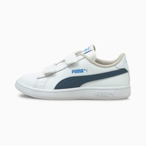 PUMA Smash V2 Kids’ White/Intense Blue (365173-30)
