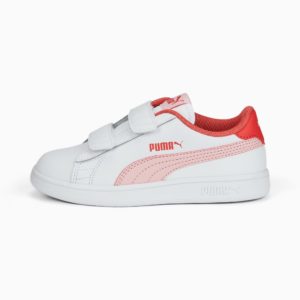 PUMA Smash V2 Kids’ White/Almond Blossom/Salmon (365173-38)