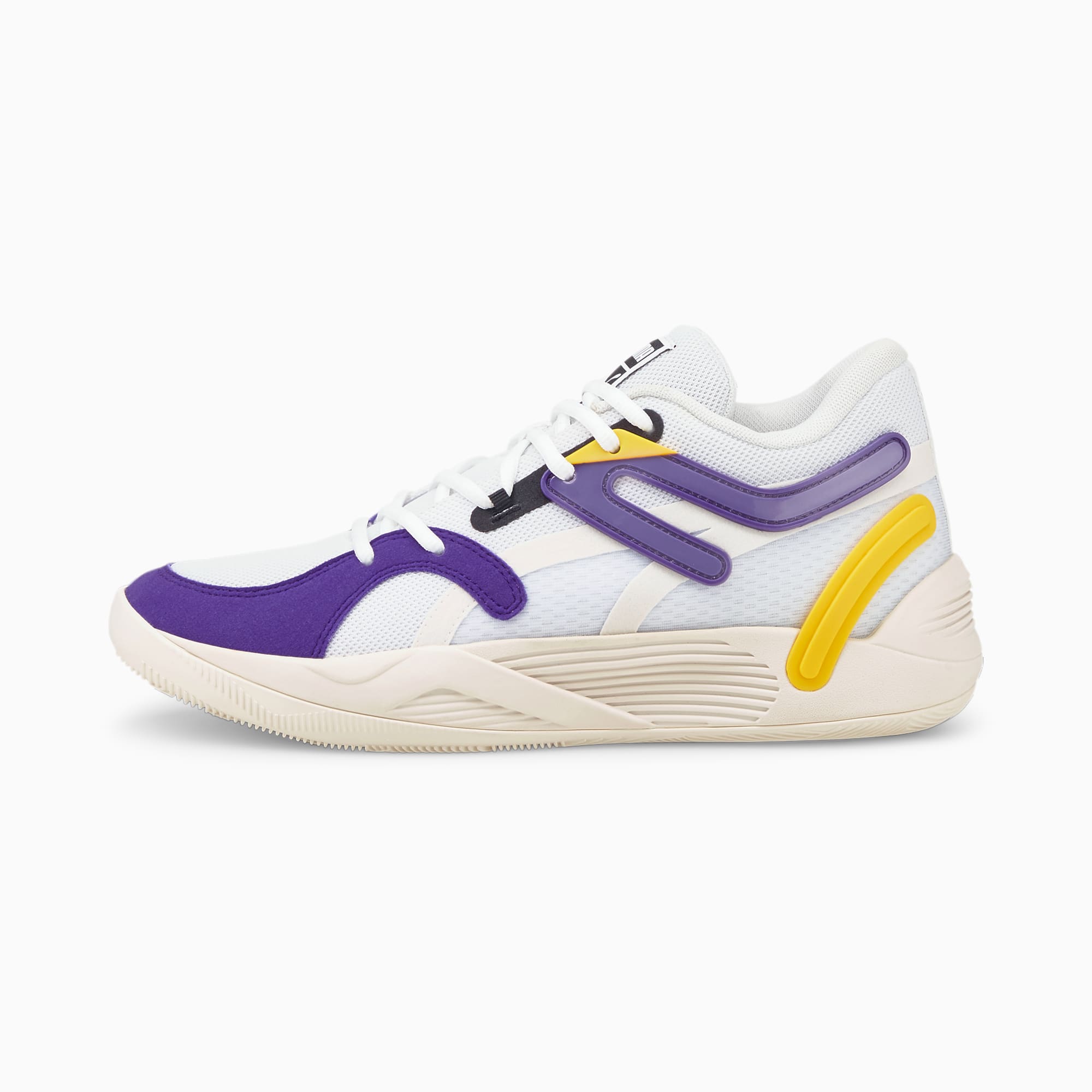 Men’s PUMA Trc Blaze Court White/Spectra Yellow (376582-07)