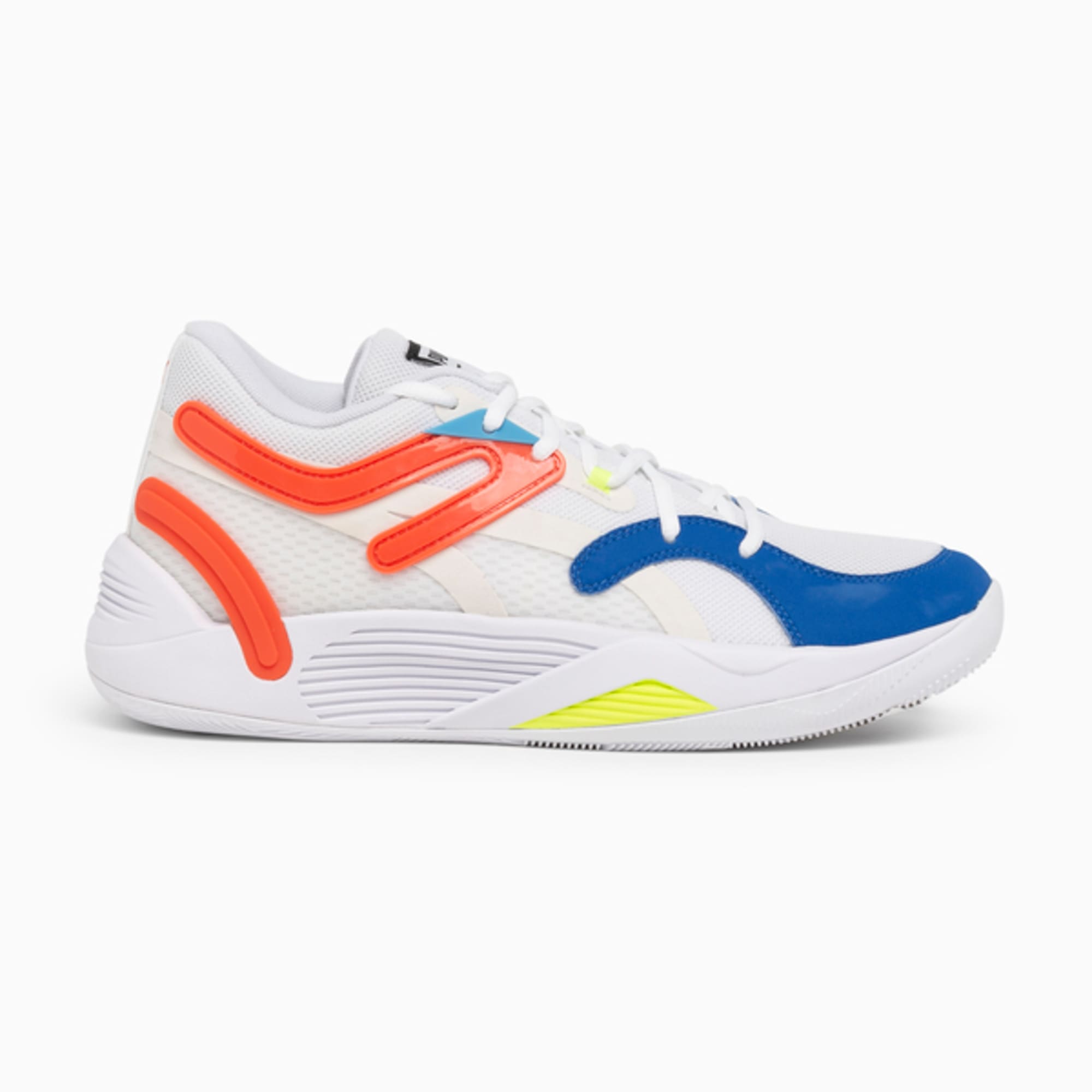 Men’s PUMA Trc Blaze Court White/Cherry Tomato (376582-01)