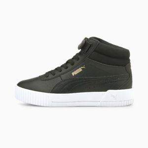 PUMA Carina Mid Youth Black/Black/Gold (374440-03)