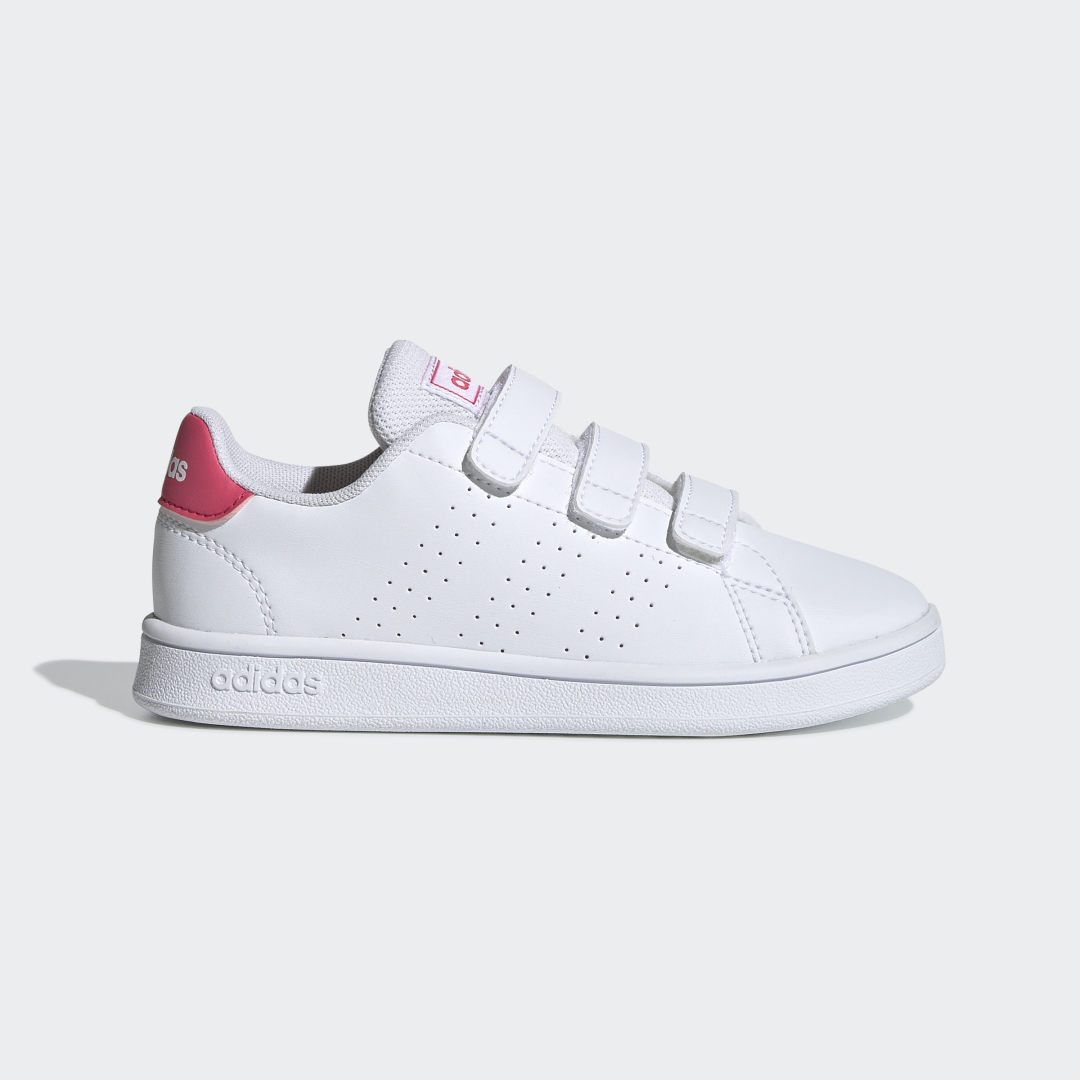 Adidas Advantage Cloud White / Real Pink / Cloud White (EF0221)
