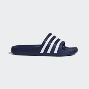 Adidas Adilette Aqua Slides Dark Blue / Cloud White / Dark Blue (F35542)