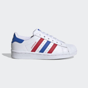 Adidas Superstar Cloud White / Blue / Scarlet (FW5850)