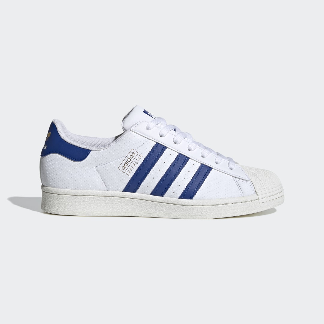 Adidas Superstar Cloud White / Collegiate Royal / Gold Metallic (FX2724)