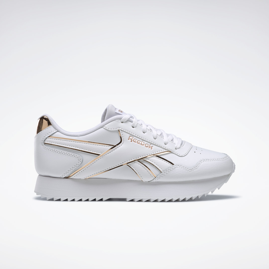 Reebok Royal Glide Ripple Double Shoes White / Rose Gold / White (GW1184)