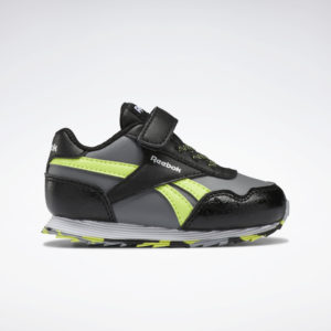 Reebok  Royal Classic Jogger 3 1V Shoes Core Black / Pure Grey 5 / Acid Yellow (GW3739)
