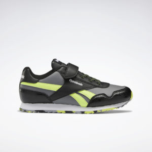 Reebok  Royal Classic Jogger 3 1V Shoes Core Black / Pure Grey 5 / Acid Yellow (GW3742)