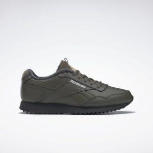 Reebok  Royal Glide Ripple Shoes Army Green / Chalk / Pure Grey 8 (GW3772)