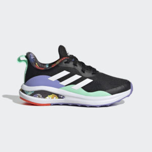 Adidas FortaRun Lace Running Core Black / Cloud White / Pulse Mint (GW8729)