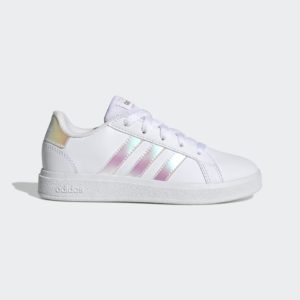 Adidas Grand Court Lifestyle Lace Tennis Cloud White / Iridescent / Cloud White (GY2326)