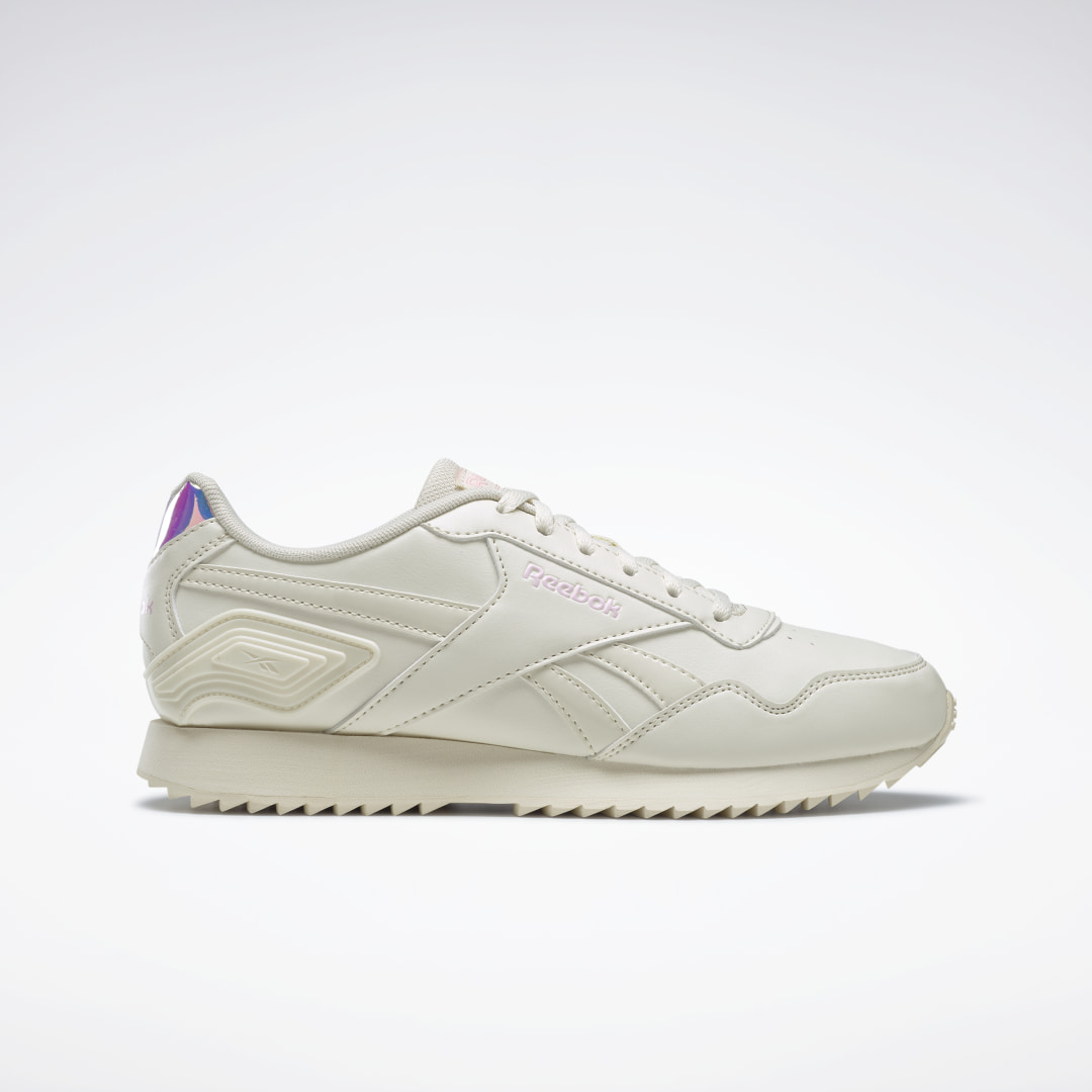 Reebok Royal Glide Ripple Clip Shoes Classic White / Pink Glow / Classic White (GZ1410)