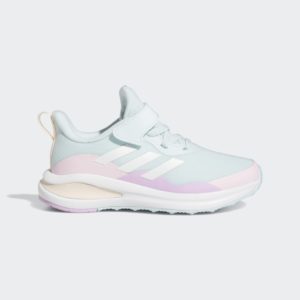 Adidas FortaRun Sport Running Elastic Lace and Top Strap Almost Blue / Cloud White / Clear Pink (GZ1826)