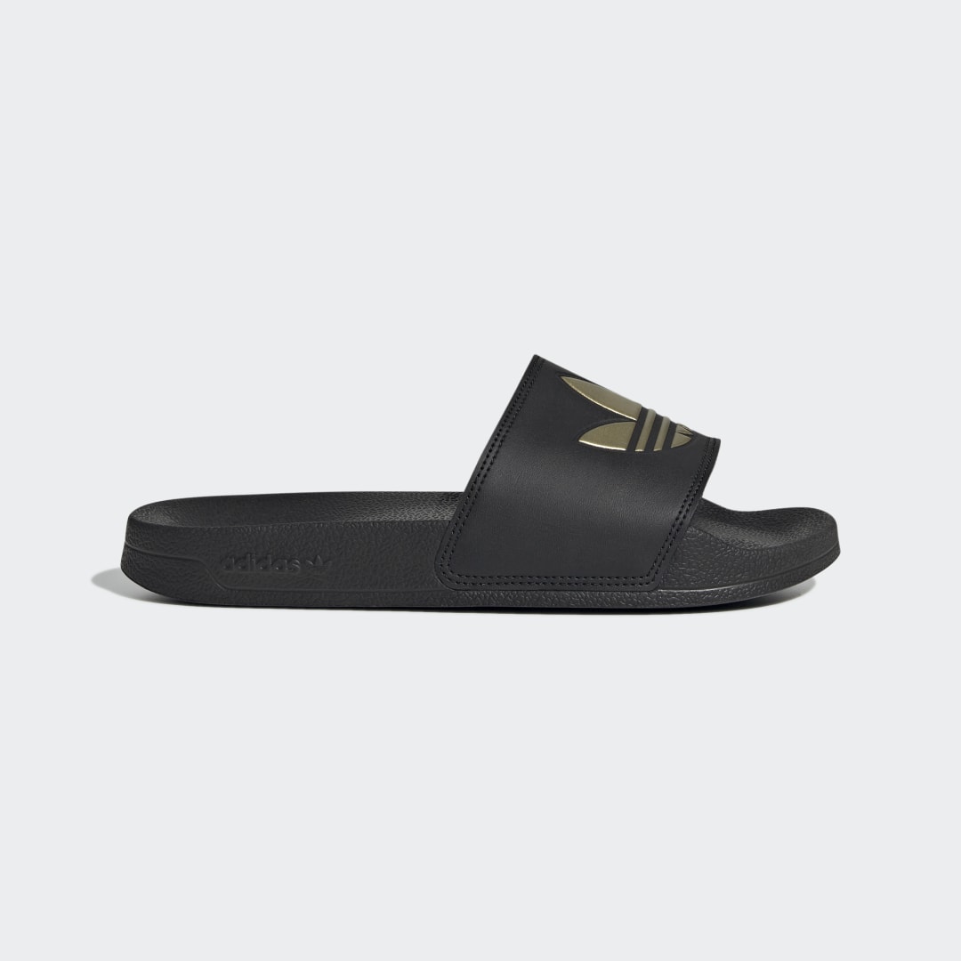 Adidas Adilette Lite Slides Core Black / Core Black / Matte Gold (GZ6196)