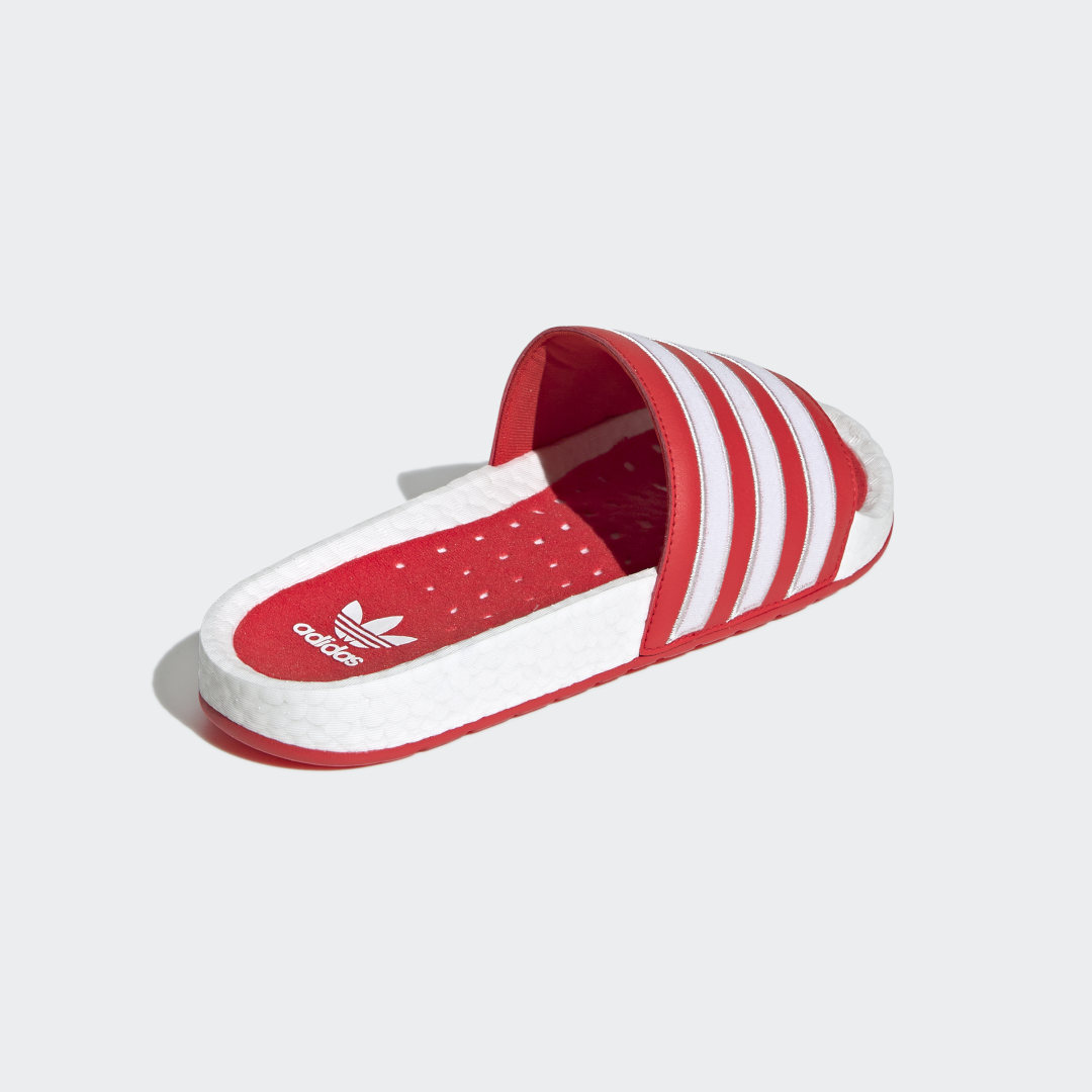 Adidas Adilette Boost Slides Cloud White / Grey One / Red (H01951)