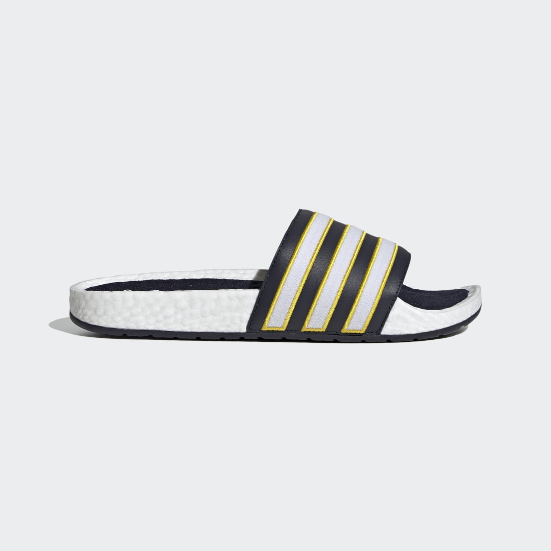 Adidas Adilette Boost Slides Cloud White / Legend Ink / Yellow (H01952)
