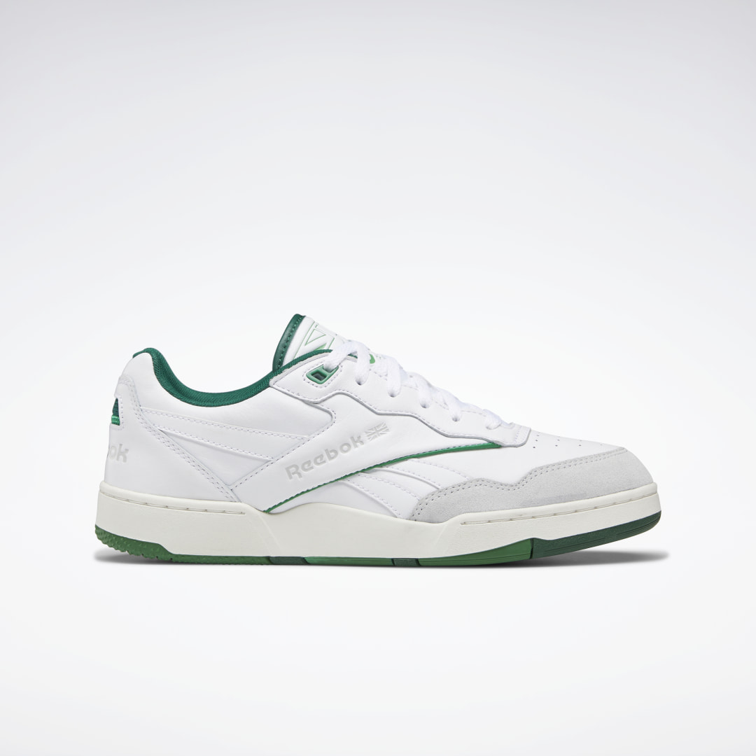 Reebok BB 4000 II Shoes Cloud White / Chalk / Dark Green (H03495)