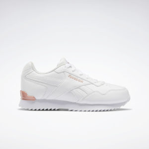 Reebok  Royal Glide Ripple Clip White / White / Blush Metal (FZ1244)