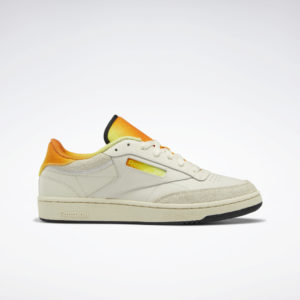 Reebok Smiley Club C 85 Shoes Alabaster / Citron / Trek Gold (GV9492)